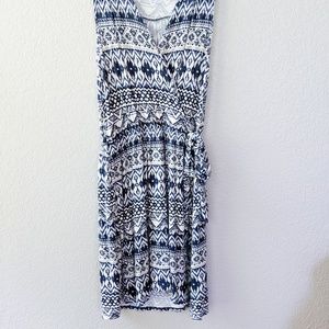Papermoon Tribal Print Short Wrap Dress